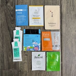 NEW Sephora Skincare Sample Set (belif, Kiehl’s, boscia, Tata Harper, etc)